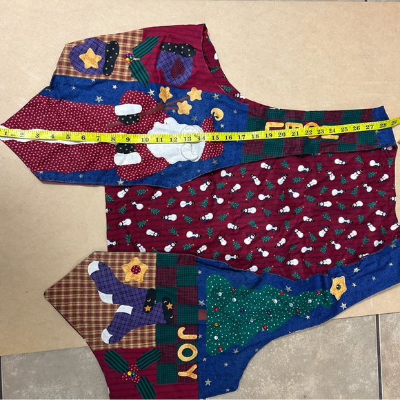 Women's reversible Christmas UGLY Holiday Vest Size M/L - Picture 4 of 11